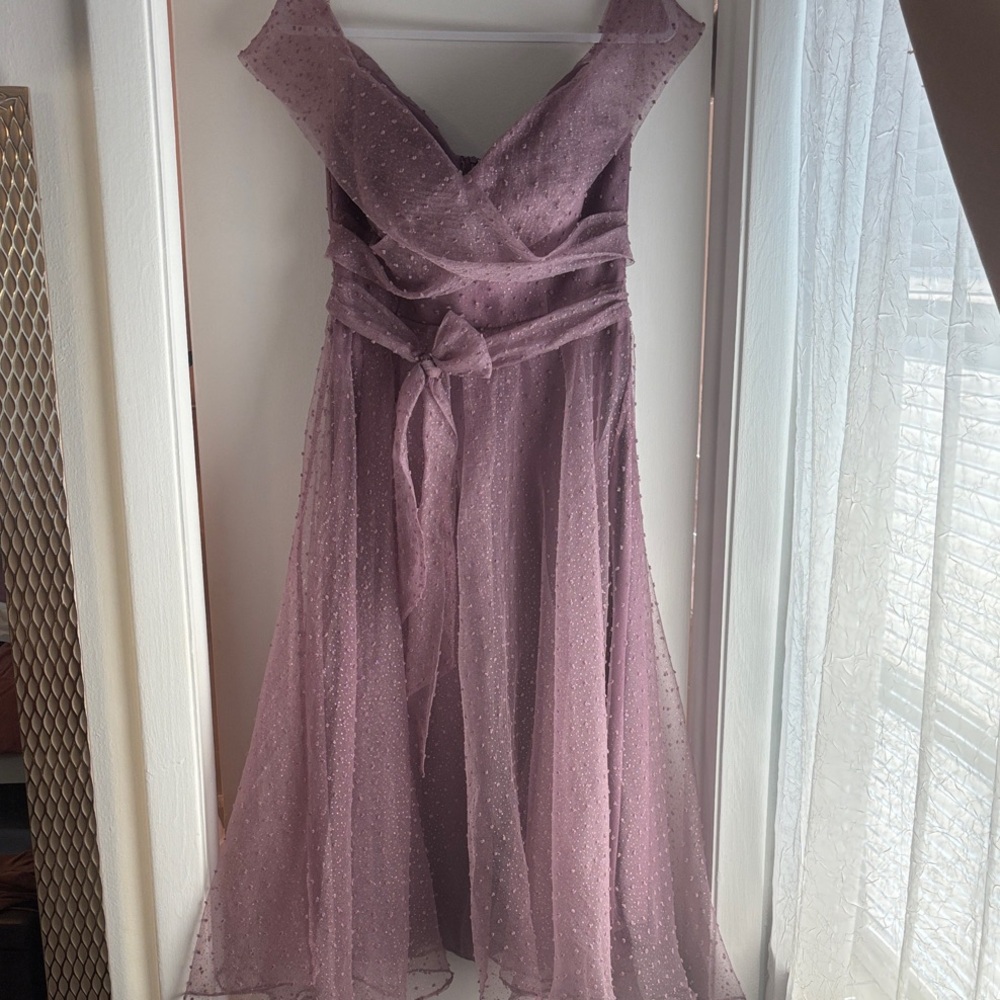 Elegant Purple Special Occasion Dress